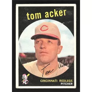 1959 Topps #201 Tom Acker