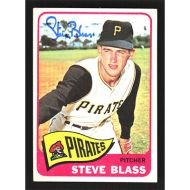 1965 Topps #232 Steve Blass Autographed