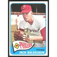 1965 Topps #555 Jack Baldschun SP