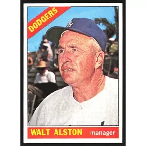 1966 Topps #116 Walt Alston