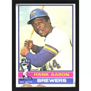 1976 Topps #550 Hank Aaron