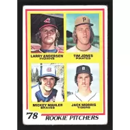 1978 Topps #703 L. Andersen/T. Jones/M .Mahler/J. Morris Rookie Pitchers