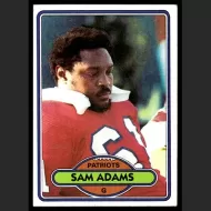 1980 Topps #139 Sam Adams