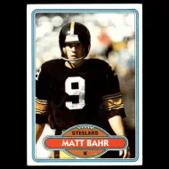 1980 Topps #31 Matt Bahr