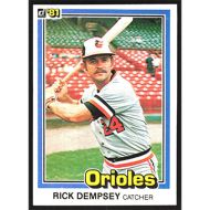 1981 Donruss #113 Rick Dempsey