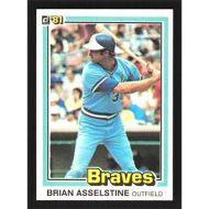 1981 Donruss #186 Brian Asselstine