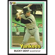 1981 Donruss #465 Bucky Dent