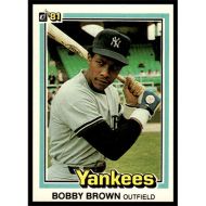 1981 Donruss #469 Bobby Brown