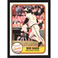 1981 Fleer #182 Rich Dauer