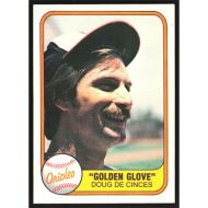 1981 Fleer #195 Doug DeCinces Golden Glove