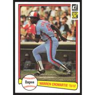 1982 Donruss #340 Warren Cromartie