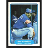 1982 Fleer #433 Chris Chambliss