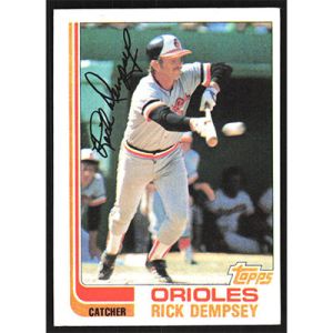 1982 Topps #489 Rick Dempsey