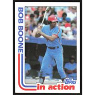 1982 Topps #616 Bob Boone In Action