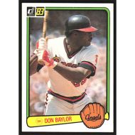 1983 Donruss #493 Don Baylor