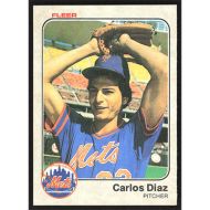 1983 Fleer #540 Carlos Diaz