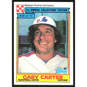 1984 Ralston Purina #28 Gary Carter