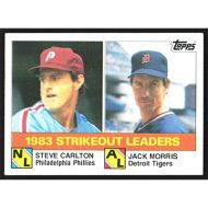 1984 Topps #136 S. Carlton/J. Morris League Leaders