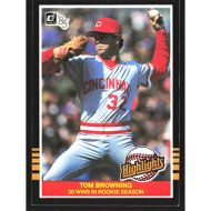 1985 Donruss Highlights #43 Tom Browning