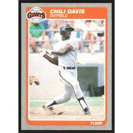 1985 Fleer #605 Chili Davis