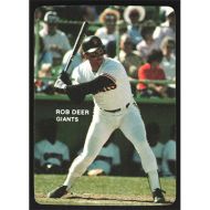 1985 Mother's Cookies Giants #25 Rob Deer