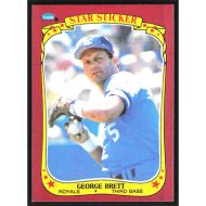 1986 Fleer Star Stickers #11 George Brett