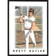 1986 Topps Mini Leaders #12 Brett Butler