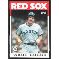 1986 Topps Wax Box Cards #B Wade Boggs