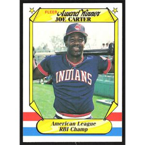 1987 Fleer Award Winners #8 Joe Carter