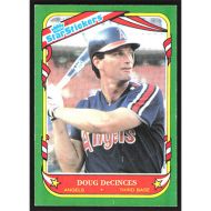 1987 Fleer Star Stickers #34 Doug DeCinces