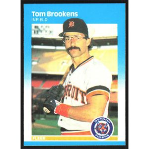 1987 Fleer #145 Tom Brookens