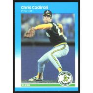 1987 Fleer #390 Chris Codiroli