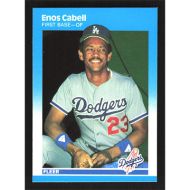 1987 Fleer #438 Enos Cabell