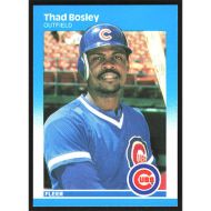 1987 Fleer #555 Thad Bosley