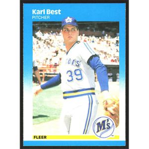 1987 Fleer #579 Karl Best