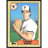 1987 Topps #349 Storm Davis