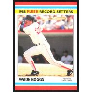 1988 Fleer Record Setters #3 Wade Boggs