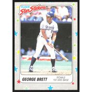 1988 Fleer Star Stickers #30 George Brett