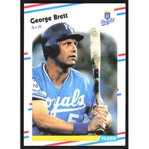 1988 Fleer #254 George Brett