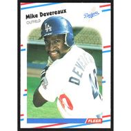 1988 Fleer #512 Mike Devereaux