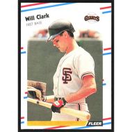 1988 Fleer #78 Will Clark