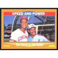 1988 Score #649 E. Davis/T. Raines