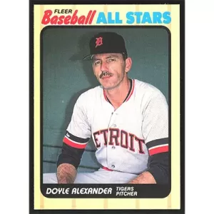 1989 Fleer Baseball All-Stars #1 Doyle Alexander
