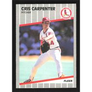 1989 Fleer Update #U-117 Cris Carpenter