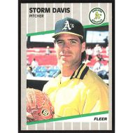 1989 Fleer #6 Storm Davis