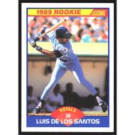 1989 Score #648 Luis De Los Santos