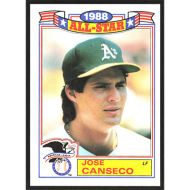 1989 Topps Glossy All-Stars #6 Jose Canseco