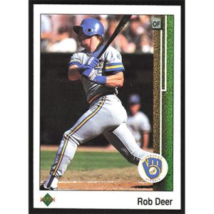 1989 Upper Deck #442 Rob Deer