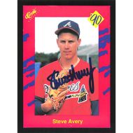 1990 Classic Update #T4 Steve Avery Autographed