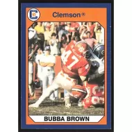 1990 Clemson Collegiate Collection #107 Bubba Brown